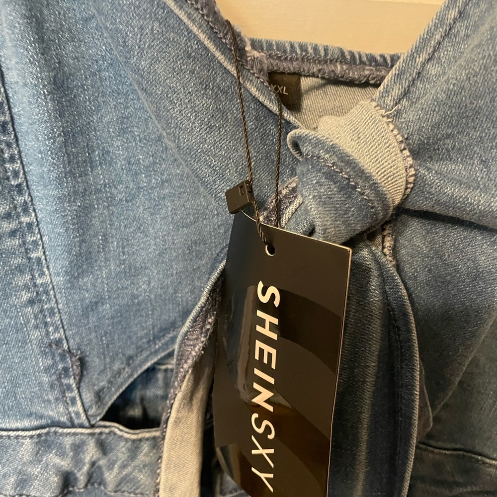 SHEIN Blue Denim Dress - Picture 2 of 12